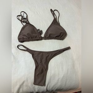 Amazon sexy brown bikini size large